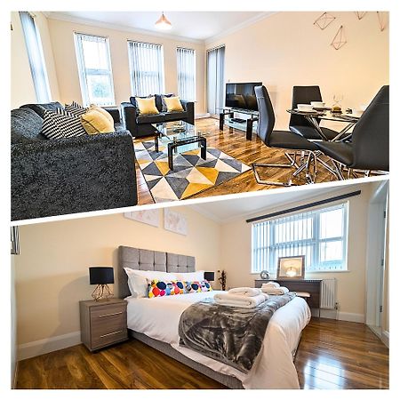 Heathrow Rare Find 2 Bedroom Plus 2 Bathroom Flat - Sleeps 6- Free Parking- Close To Heathrow Terminals-Quiet Development Stanwell Luaran gambar